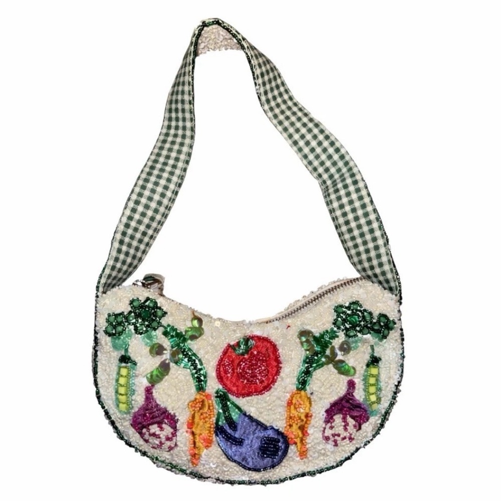 Marshalls New with tags Viral Vegetable Beaded Bag